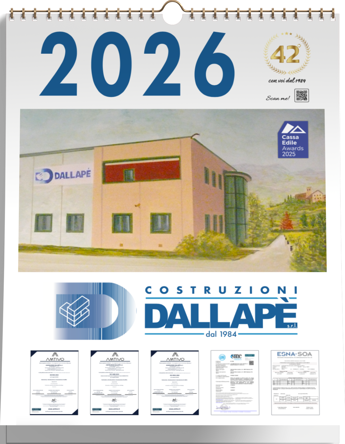 Calendario 2026 Dallapè